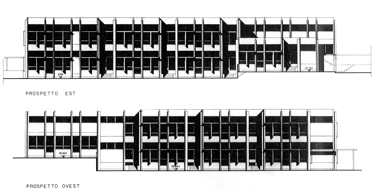 Formello (Rm), Scuola elementare a 12 aule, Sergio Lenci, 1966-1968